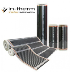 Нагрівальна плівка пониженої потужності IN-THERM T 308 - 150 Вт/м², ширина рулону 80 см.